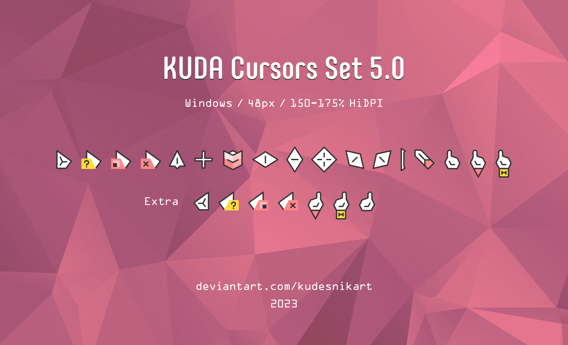 KUDA Cursors Set 5.0